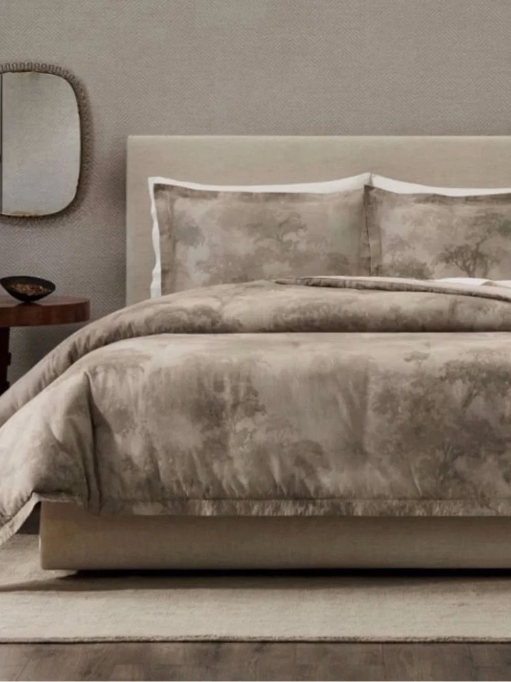 Jeremiah Brent Home 3pc King 'Walk in the Woods' Cotton Duvet Set Brown
